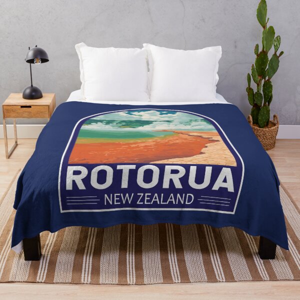 Item preview, Rotorua New Zealand Travel Art Emblem designed and sold by KrisSidDesigns.
