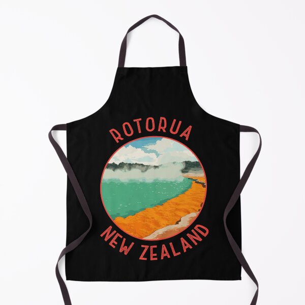 Item preview, Rotorua New Zealand Retro Distressed Circle designed and sold by KrisSidDesigns.