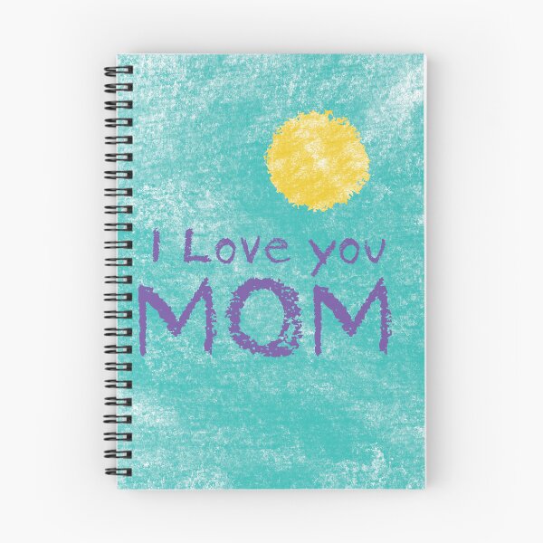 Item preview, I Love You Mom - Child's Crayon Artwork   designed and sold by FaeryNuff.