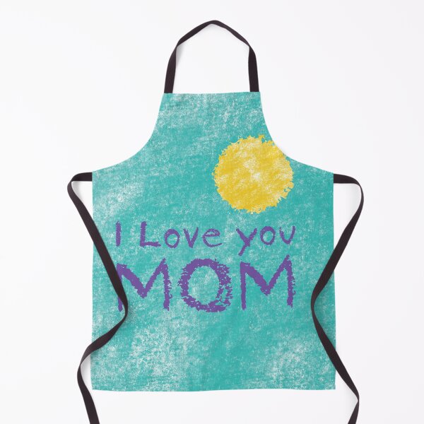 Item preview, I Love You Mom - Child's Crayon Artwork designed and sold by FaeryNuff.