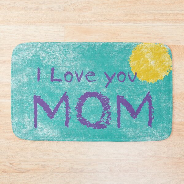 Item preview, I Love You Mom - Child's Crayon Artwork   designed and sold by FaeryNuff.
