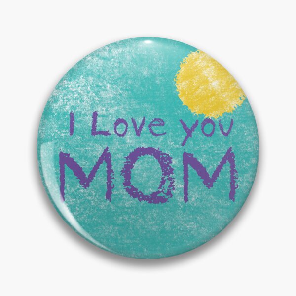 Item preview, I Love You Mom - Child's Crayon Artwork   designed and sold by FaeryNuff.