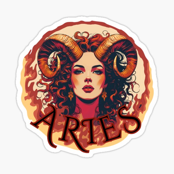 Item preview, Aries Season Fire Zodiac Sign Power designed and sold by KateLeap.