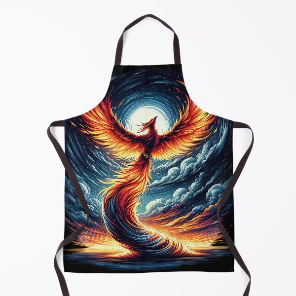 Item preview, Majestic Fiery Phoenix Rising designed and sold by pixelpopplanet.
