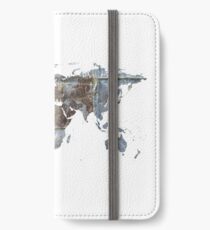 World map iPhone Wallet/Case/Skin