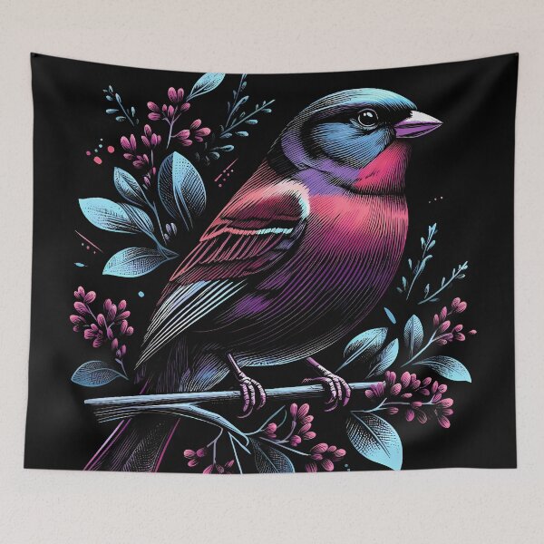 Item preview, Varied Bunting 2 designed and sold by theAVIARY7.