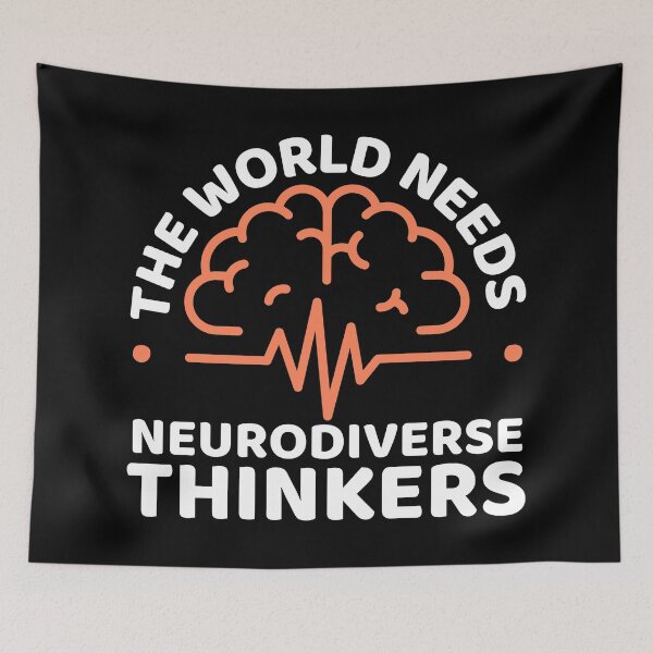Item preview, The World Needs Neurodiverse Thinkers designed and sold by Teetreasure2.
