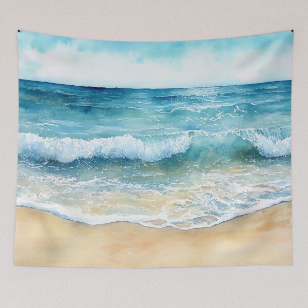 Item preview, Ocean Serenity Watercolour designed and sold by Pure_Art.