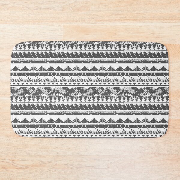 Item preview, White and Gray Tribal Pattern designed and sold by Steeb757.