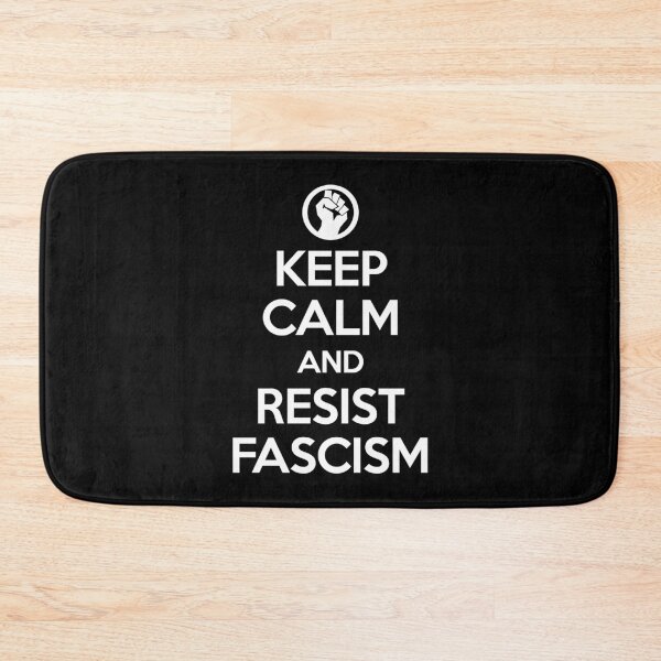 Item preview, Keep Calm and RESIST FASCISM (white text) designed and sold by Thelittlelord.
