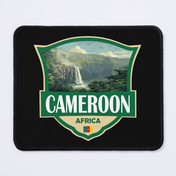 Item preview, Cameroon Illustration Retro Badge designed and sold by KrisSidDesigns.