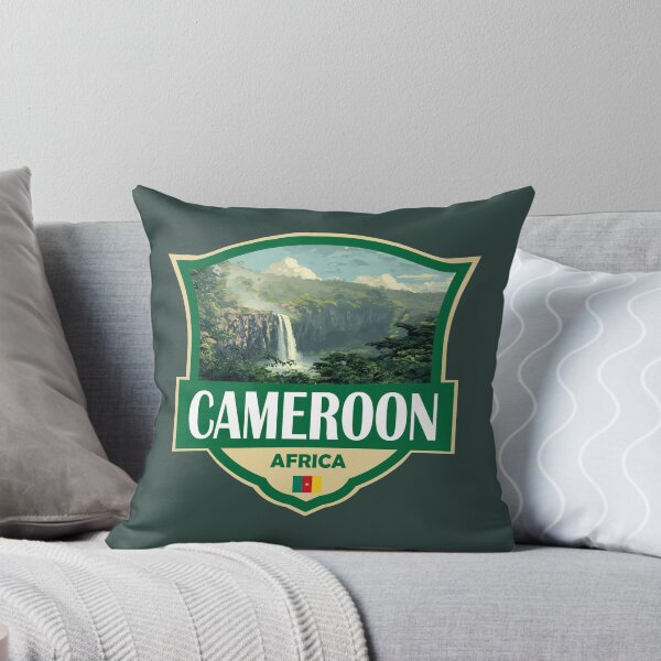 Item preview, Cameroon Illustration Retro Badge designed and sold by KrisSidDesigns.