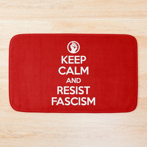Item preview, Keep Calm and RESIST FASCISM (white text) designed and sold by Thelittlelord.