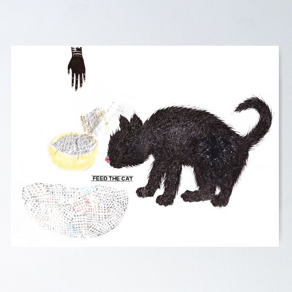 Item preview, Feed The Cat designed and sold by Eclectis.