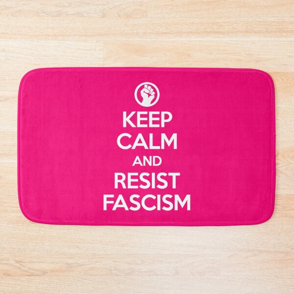 Item preview, Keep Calm and RESIST FASCISM (white text) designed and sold by Thelittlelord.