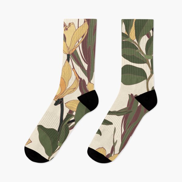 Item preview, Fashionable seamless tropical pattern with exotic, protea, orchids flowers. designed and sold by MatyKotiv.