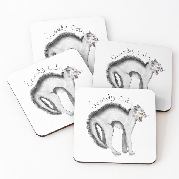 Item preview, Scared Cat Artwork designed and sold by AJCrossley.