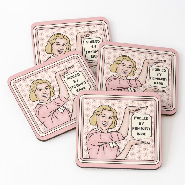 Item preview, Fueled by Feminist Rage designed and sold by Unhinged Heather.