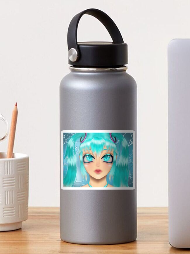Thumbnail 1 von 3, Sticker, Hatsune Miku Deep Sea Lily Print designt und verkauft von mikusleeklover.