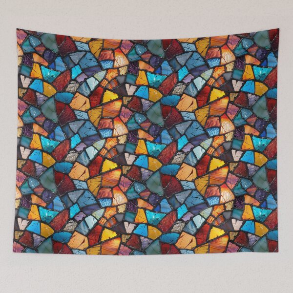 Item preview, Vibrant Stained Glass Mosaic Art designed and sold by NTGUILTY.