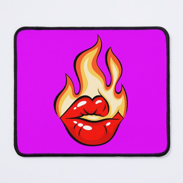 Item preview, Red Mouth on Fire designed and sold by Jenny Rattina.