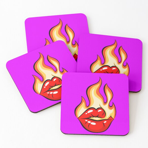 Item preview, Red Mouth on Fire designed and sold by Jenny Rattina.