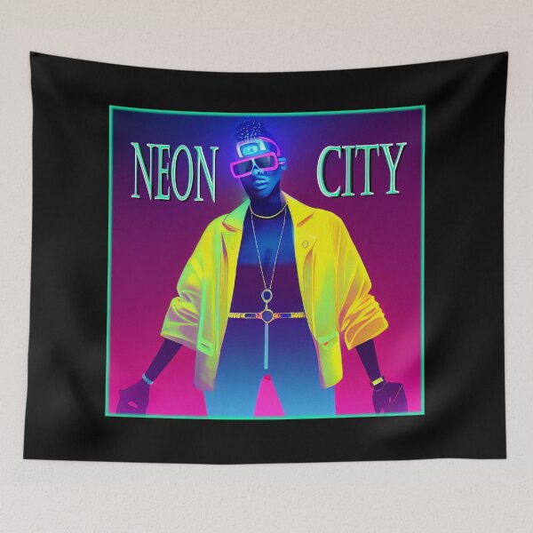 Item preview, Neon City designed and sold by Seeded.