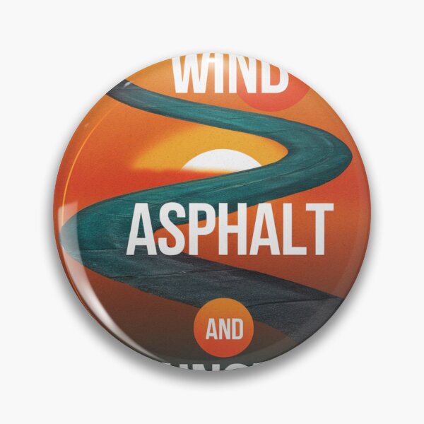 Artikelvorschau, Wind, Asphalt und Sonnenuntergang. Leidenschaft für die Straße entworfen und verkauft von FusiTink.