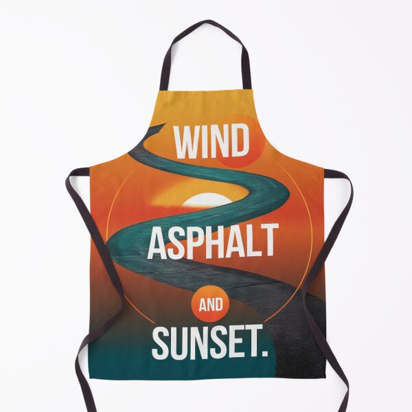 Artikelvorschau, Wind, Asphalt und Sonnenuntergang. Leidenschaft für die Straße entworfen und verkauft von FusiTink.