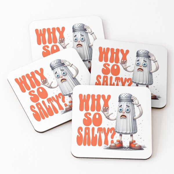 Item preview, why so salty? sarcastic humor designed and sold by NRcollections24.