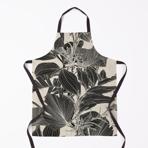 Item preview, Exotic flowers and palm leaves illustration.  designed and sold by MatyKotiv.