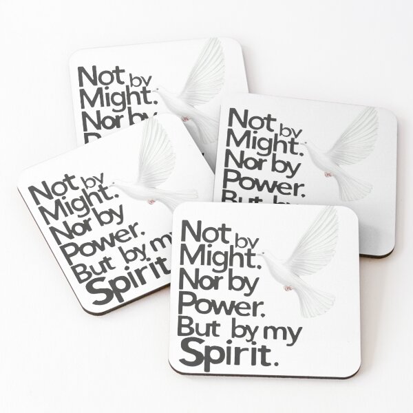 Item preview, Not by Might Nor By Power designed and sold by TeeGiftCollective.