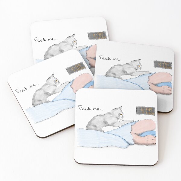 Item preview, Cat 'Feed me' Artwork designed and sold by AJCrossley.