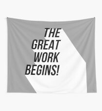 The Great Work Begins (2) - Angels in America Wall Tapestry