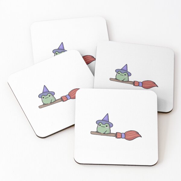 Item preview, cute frog with broom designed and sold by designing01Ar3.
