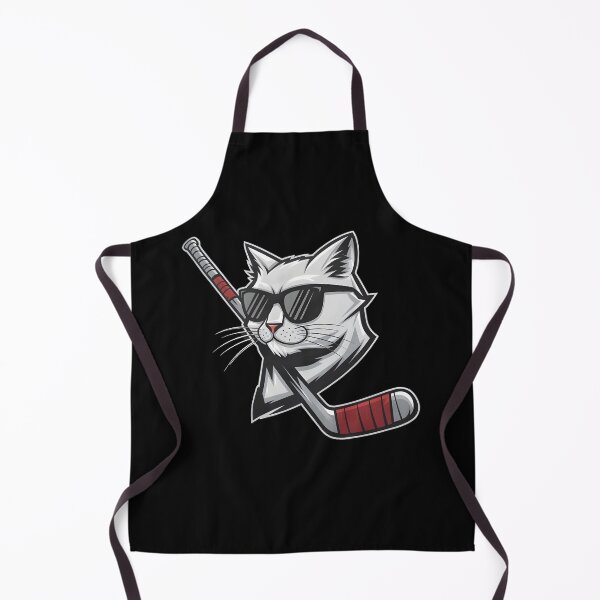 Item preview, hockey cat shirt designed and sold by CanvaSnap ⭐⭐⭐⭐⭐.