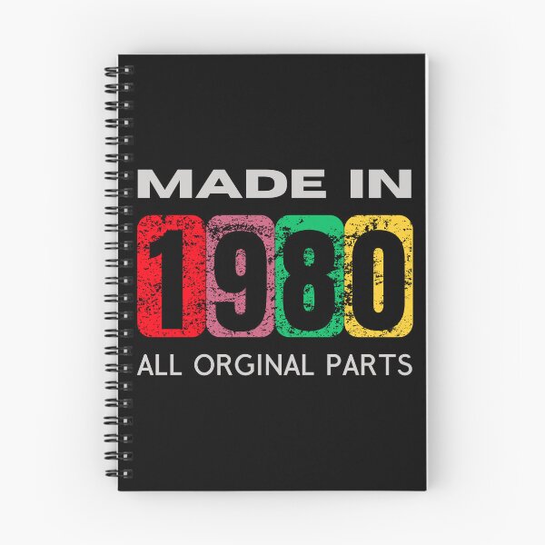 Item preview, Vintage 1980 - All Original Parts | Retro Birthday Gift designed and sold by Psycho-Crazy.