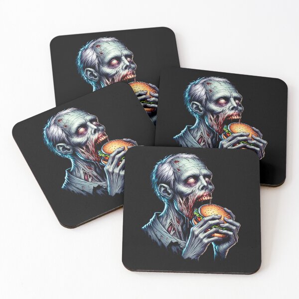 Item preview, Zombie eating a burger. designed and sold by ReneMM.