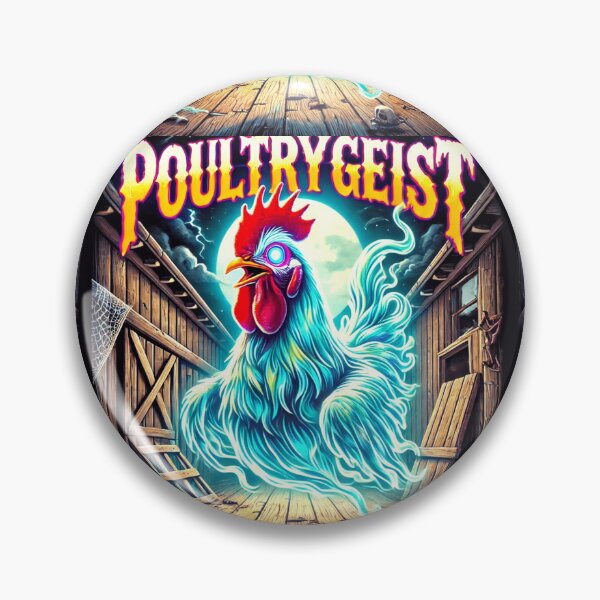 Item preview, Poultrygeist – Halloween Poltergeist Chicken Horror Parody designed and sold by B-DIFF-e-RENT.
