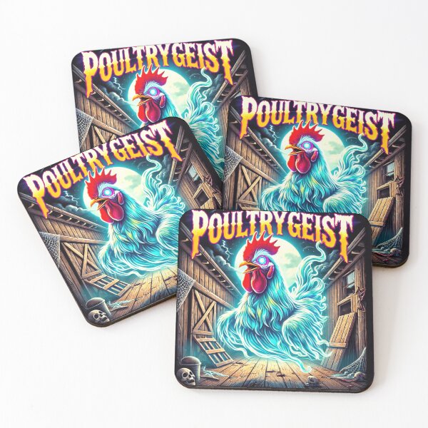 Item preview, Poultrygeist – Halloween Poltergeist Chicken Horror Parody designed and sold by B-DIFF-e-RENT.