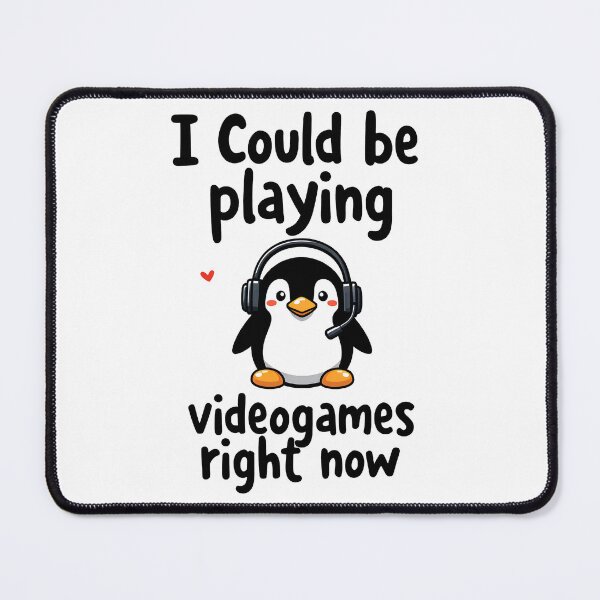 Artikelvorschau, Süßer Pinguin. Ich könnte jetzt Videospiele spielen. entworfen und verkauft von PEC-Studio.