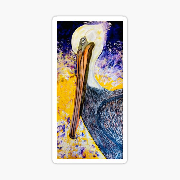 Item preview, Original Acrylic Pelican Painting designed and sold by PatelleartbyRB.