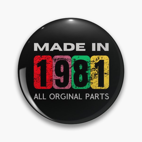Item preview, Made in 1981 - Vintage Design Celebrating Original Parts designed and sold by Psycho-Crazy.