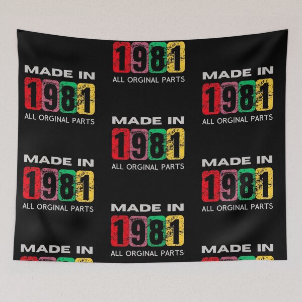Item preview, Made in 1981 - Vintage Design Celebrating Original Parts designed and sold by Psycho-Crazy.