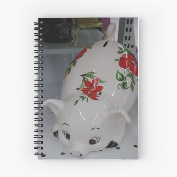 Item preview, Floral Piggy Bank  designed and sold by happy-thrifting.