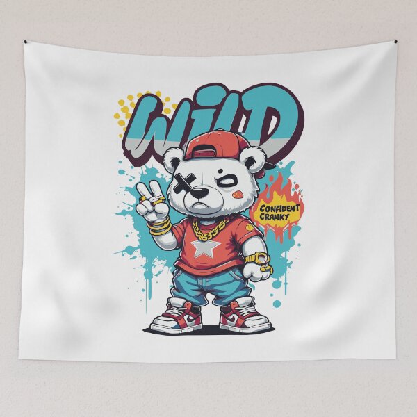 Item preview, Bad Bear - Wild designed and sold by TodoBonito.