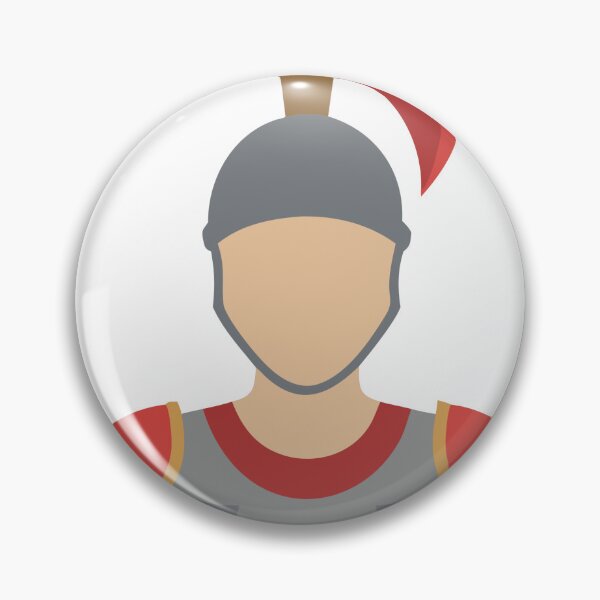 Item preview, Illustration of a Roman Soldier with Helmet and Red Plume designed and sold by Creative88Art.