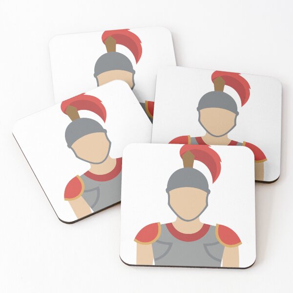 Item preview, Illustration of a Roman Soldier with Helmet and Red Plume designed and sold by Creative88Art.