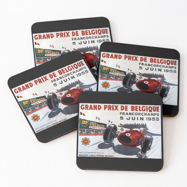 Item preview, Blast from the past art vintage Belgium Francorchamps 1955 designed and sold by Helios Be. Lavsh.
