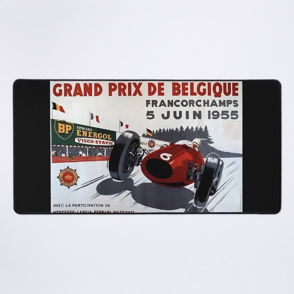 Item preview, Blast from the past art vintage Belgium Francorchamps 1955 designed and sold by Helios Be. Lavsh.